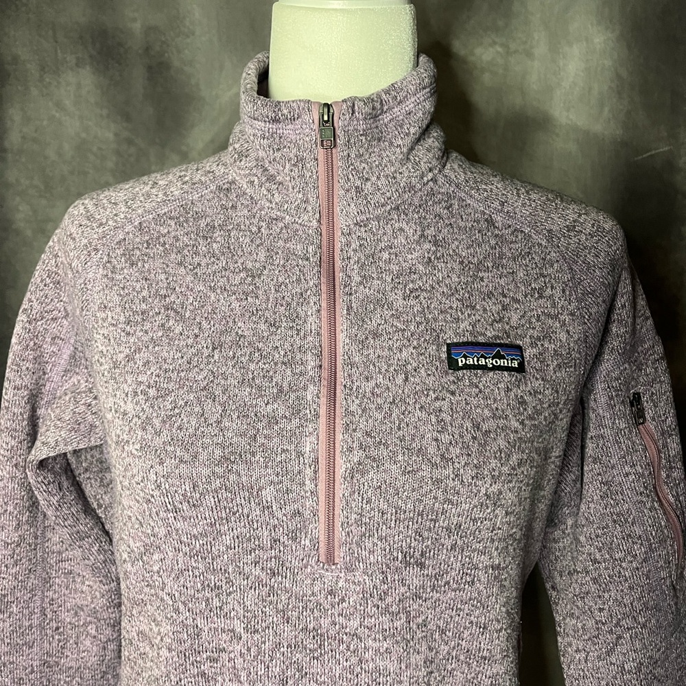 Patagonia Women's Better Sweater 1/4 Zip Pullover - Hazy Purple